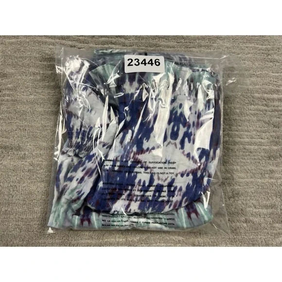 Axcess Top Womens XL Multicolor Boho Shortsleeve Polyester Smocked Sleeve Casual - Picture 11 of 11